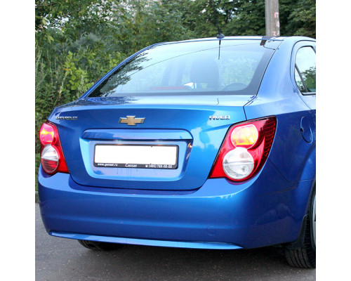 Заказать Бампер задний в цвет кузова Chevrolet Aveo T300 (2011-2015) седан в Казани