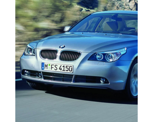 Заказать Бампер передний в цвет кузова BMW 5 E60 (2003-2007) с омывателем в Казани