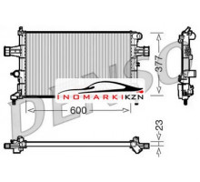 Радиатор двигателя DENSO DRM20083