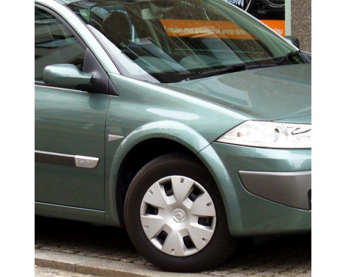 Заказать Крыло переднее правое в цвет кузова Renault Megane 2 (2002-2008) пластиковое в Казани
