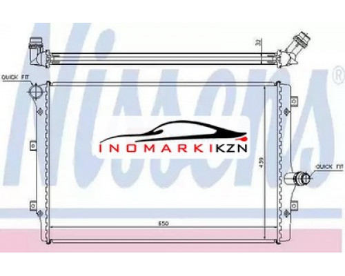 Заказать Радиатор двигателя NISSENS 65281A в Казани