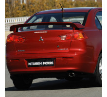 Бампер задний в цвет кузова Mitsubishi Lancer Х (2007-2010)