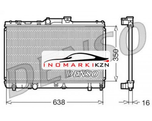 Заказать Радиатор двигателя DENSO DRM50013 в Казани