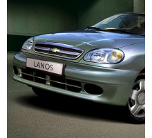 Бампер передний в цвет кузова Chevrolet Lanos (2002-2009)