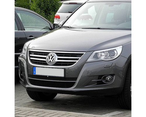 Заказать Бампер передний в цвет кузова Volkswagen Tiguan 1 (2007-2011) с отв под омыватели и парктроники в Казани