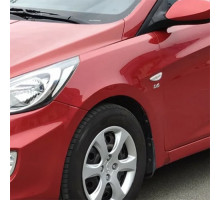 Крыло переднее левое в цвет кузова Hyundai Solaris 1 (2011-2017)