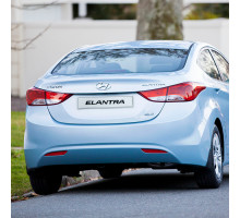 Бампер задний в цвет кузова Hyundai Elantra MD (2010-2014)
