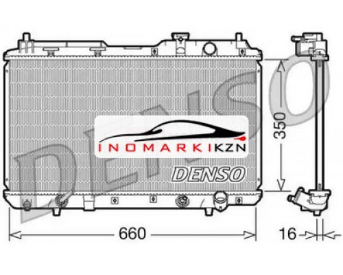 Заказать Радиатор охлаждение двигателя DENSO DRM40010 на Honda CR-V I (1995–1999) в Казани