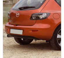 Бампер задний в цвет кузова Mazda 3 BK (2003-2006) хэтчбек